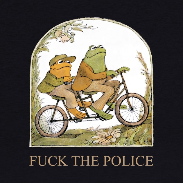 Fck The Police Frog And Toad Riding Trending Shirt by BanyakMau